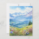 Search for blue trees note cards Mountains