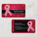 Recherche de cancer sein cartes visite Rose