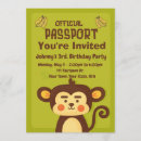 Search for cartoon monkey invitations Fun