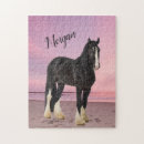 Recherche de cheval blanc puzzles Plage