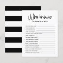 Search for game bridal shower invitations Simple