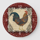 Search for vintage rooster clocks Chickens