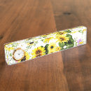 Search for sunflower name plates Watercolor