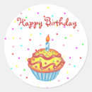 Search for happy cupcake stickers Birthday