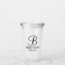 Search for bridesmaid tumblers Initial