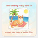 Search for life is better with cats stickers Work