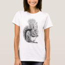 Search for squirrel drawing tshirts Nature