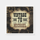 Search for 70th birthday napkins Classic