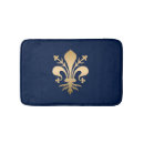 Search for fleur de lis bath mats Gold