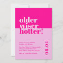 Search for bright birthday invitations Hot pink