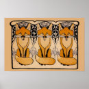 Recherche de renard posters Vintage