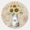 Search for vintage initial stickers Calligraphy