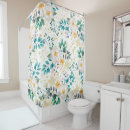 Search for orange and teal shower curtains Flowers