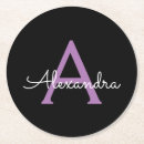 Recherche de bridal shower dessous de verres Monogramme