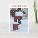 Search for mailbox christmas cards Snow