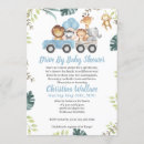 Search for drive by baby boy shower invitations Safari