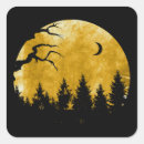 Recherche de arbre effrayant autocollants Lune