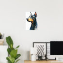 Search for doberman art Black
