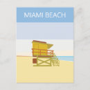 Recherche de miami beach la floride cartes postales Rétro