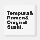 Recherche de nourriture asiatique magnets Japon