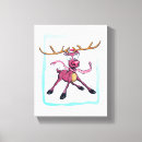 Search for christmas reindeer canvas prints Cartoon