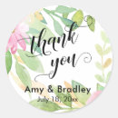 Search for pink flowers wedding stickers Floral
