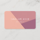 Recherche de couleur rose cartes visite Minimum