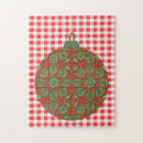 Recherche de vintage christmas puzzles Rouge