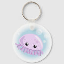 Search for cute jellyfish keychains Kawaii