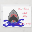 Search for jaws invitations Great white shark