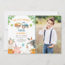 Recherche de farm party invitations Boy