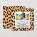 Recherche de empreinte léopard invitations Impression de guépard