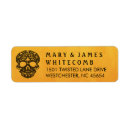 Search for skull return address labels Orange