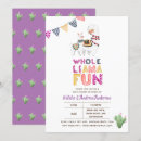 Search for whole llama fun invitations Girls