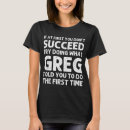 Recherche de greg tshirts Drôle