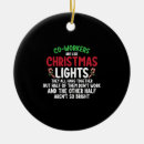 Search for funny coworkers ornaments Santa