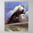 Search for art deco train posters Vintage