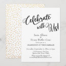 Recherche de gold confetti mariage invitations Moderne