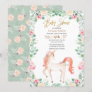 Search for pink gold baby shower invitations Floral