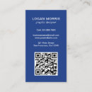 Recherche de bleu de cobalt cartes visite Minimaliste