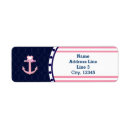 Search for nautical girl return address labels Girls