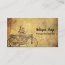 Recherche de vélo vintage cartes visite Rustique