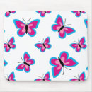 Search for flying butterfly mousepads Blue