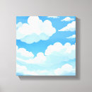 Search for skys canvas prints White
