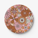 Search for hippie flower paper plates Boho