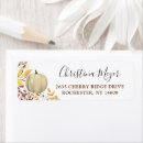 Search for pumpkin return address labels Fall