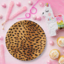 Search for cheetah paper plates Fur