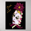 Recherche de maskers posters Mardi gras