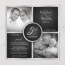 Search for 5th wedding anniversary invitations Silver