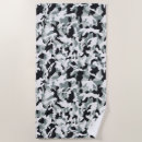 Search for camouflage beach towels Black